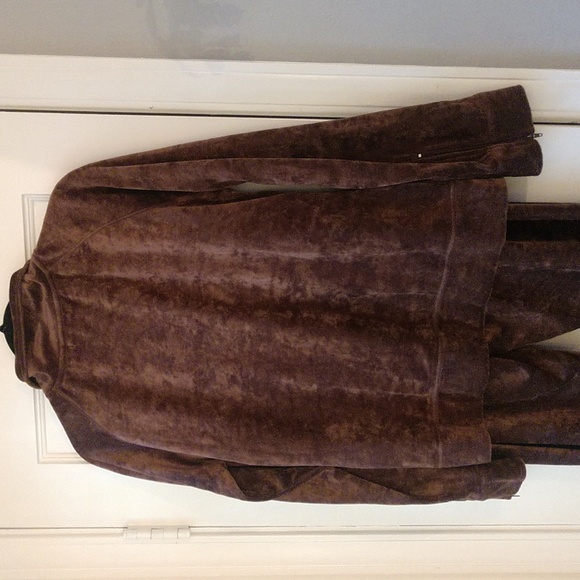 Y2K BCBG Maxazria velour 2 piece matching track outfit - Picture 6 of 11